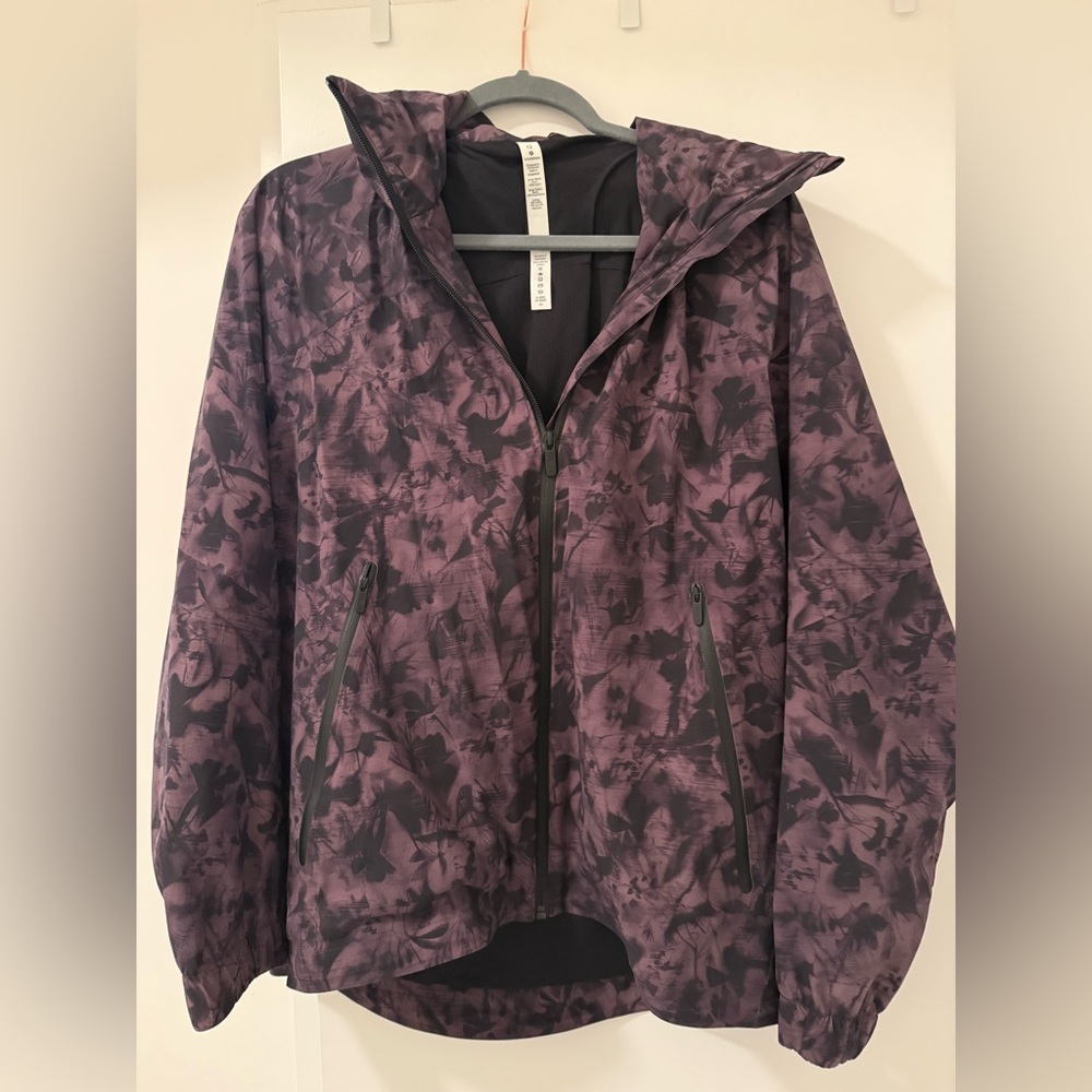 lululemon Purple Floral Hooded Jacket